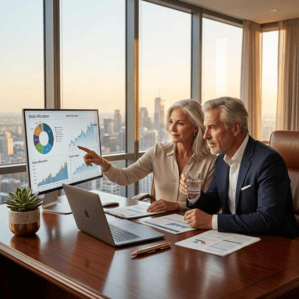 How much should be invested in stocks Picture so so image 1